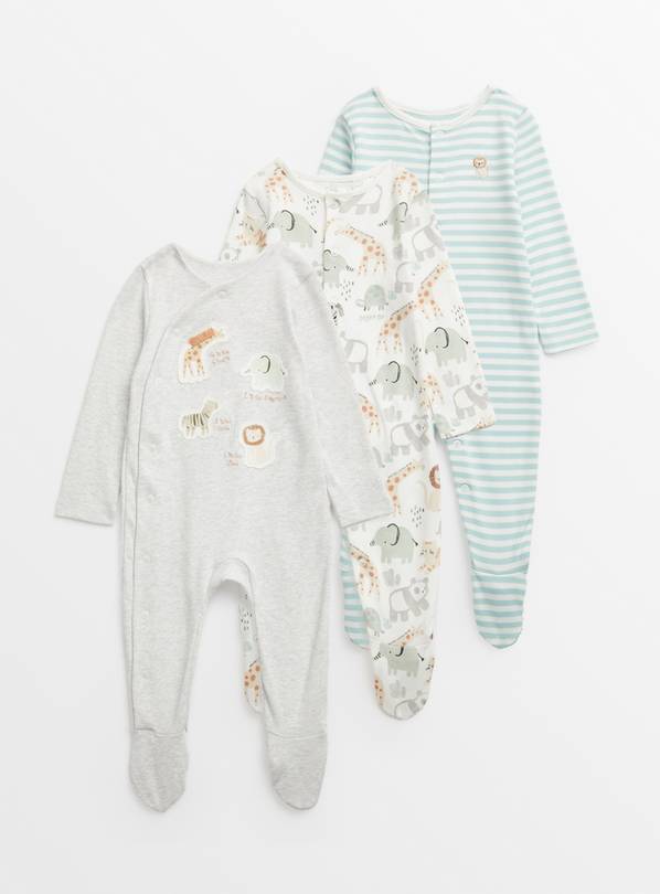 Sainsburys newborn sale sleepsuits